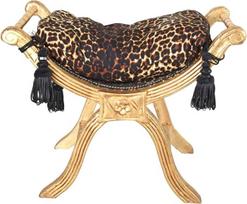 Prabangi karališko dizaino Liudviko XV baroko stiliaus Madame de Pompadour sėdynės gondola Cat350a16 Palazzo Exclusive