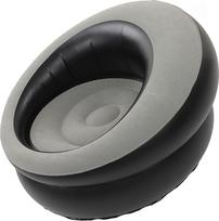 Pripučiama sofa, pripučiama PVC sofa-lovos kambariui (pilka)
