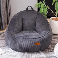 Pupelių maišas kėdė paaugliams vaikams velvetinis sofos kėdė su rankena skaitymui žaisti mielas Boneless Pupelių maišas su putų pildymo grindų sofa gyvenamasis kambarys miegamasis