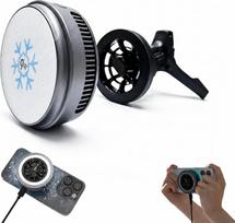 Qi2 belaidis automobilinis įkroviklis 15 W, suderinamas su "MagSafe" [3 sekundžių Peltier aušinimas], skirtas "iPhone 16/15 Pro Max", "Galaxy S25", nuimamas dizainas, taip pat naudojamas kaip telefono aušintuvas, stiprus magnetas