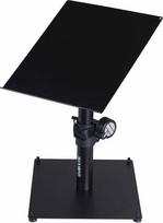 QUIK LOK - MST/001 Daugiafunkcinis plieninis stalinis stovas, viršutinė plokštė 25 x 29 cm, pasukama 0°-90°, pagrindas 25 x 30 cm, reguliuojamas aukštis 29-37 cm, juodas