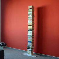 Radius Design booksbaum single stand gross weiß, 3tlg. best.aus: Halterung + Fuß + Einlegeböden