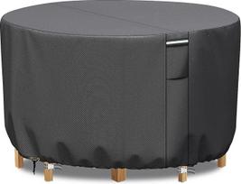 RICHIE Sodo baldų dangteliai Vandeniui atsparus 230x90 cm 600D Oxford PVC kvėpuojanti danga, skirta baldų komplektams, terasos stalo dangtelis pilkas