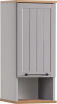 Schildmeyer Jelda 154165 Sieninė spinta Platinum Grey/Oak Country House Decor 30,3 x 20,5 x 70,8 cm