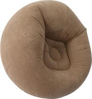 SIXRUN Aufblasbarer Loungesessel, Gemütliches Klappsofa aus Weichem PVC, Bequeme Innenmöbel Zum Entspannen und Lesen