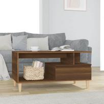 SKM 819619 Kavos staliukas Brown Oak Look 90 x 49 x 45 cm Mediena Medžiaga Svoris 22,8 kg