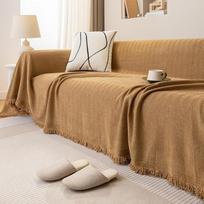 Sofos antklodė mesti Neperšlampama geltona sofa mesti antklodę L formos 1 2 3 4 sėdimos vietos didelė sofos antklodė Chenille Couch Throw Bedspread su kutais