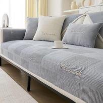 Sofos užvalkalas 1 2 3 4 vietų sofos užvalkalas Kampinė sofa Velvetinis sofos užvalkalas L formos sofos užvalkalas Sofos užvalkalas Sofos užvalkalas Neslystanti apsauga Pilka 90 x 160 cm