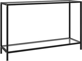 Stiklo konsolės stalviršis - skaidrus ir švarus, 120x35x75 cm, für Wohnzimmer Modelis322839