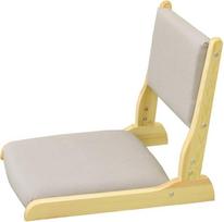 Sulankstoma Tatami kėdė su atlošu, meditacijos grindų kėdė, nešiojama japoniška kėdė be kojų, medinė tingi sofa, įlankos langas, balkonas, svetainės kėdė, grindų sėdynė (52 x 43 x 45 cm, pilka C)