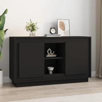 Svetainės spintos Gyvenamasis kambarys 102 x 35 x 60 cm Juoda mediena Daugiasluoksnis atsparumas drėgmei Klasikinis stilius Valgomasis stalas Bufetas Ekrano funkcija Tvirtas stalviršis Šoniniai virtuvės baldai