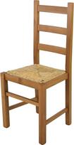 t m c s Tommychairs Rustica virtuvės ir valgomojo kėdė, tvirta konstrukcija iš buko medienos, dažyta ąžuolo mediena ir sėdynė iš šiaudų