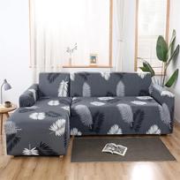 TOPCHANCES sofos užvalkalas L formos sofai su 3 sėdimomis vietomis - minkštas neslystantis tempiamas spausdintas sofos užvalkalas sofos užvalkalas sofos užvalkalas baldų apsauga su 4 pagalvėlių užvalkalais L formos sekcijai (17 stilius, 3 sėdimos vietos 1