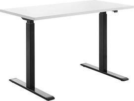 TOPSTAR stalas Elektrinis reguliuojamo aukščio tiesus W x D 1200 x 600 mm Baltas / juodas
