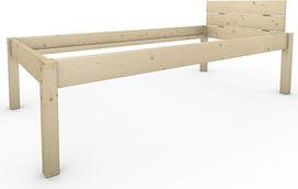 TUGA - Holztech Natūralus produktas Medžio masyvo dieninė lova Medžio masyvo lova FSC 300 kg 120 x 200 cm Aukštis 38 cm