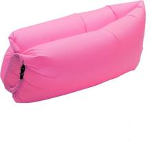 TURIM Pripučiama sofa Oro sofa Oro gultas su nešiojamuoju paketu Oro lova Nešiojamasis tingus gultas stovyklavietei, paplūdimiui, parkui, paplūdimiui Pink