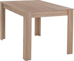 Valgomojo stalas, virtuvės stalas, valgomojo stalas, W 120 x D 80 cm, rudos spalvos, šiurkščiai nušlifuotas ąžuolas