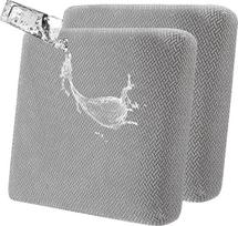 Vandeniui atsparūs sofos pagalvių dangteliai Lauko terasos sofos pagalvių dangteliai Stretch Sofa Seat Cushion Covers Washable Furniture Protector Suitable for Armchair Sofa (Light Grey, 2 Pack)