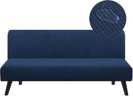Vandens atstumiantis rankovių Futon dangtelis Sofa lova Slipcover, pilno dydžio Futon čiužinys dangtelis, Stretch sulankstomos sofos antklodės dangteliai su elastinga apačia, skalbiamas