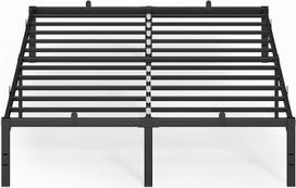 VASAGLE Dvigulės lovos rėmas 160 x 200 cm Metalinis lovos rėmas po lova saugykla Moderni svečių lova Lengvas surinkimas Rašalas Juoda RMB155BD01