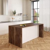 VE.CA "Sophia" virtuvės sala - Blizgi balta - Virtuvės spintelė - Idealiai tinka visai virtuvei - Puikiai tinka kaip valgomojo stalas - Pagaminta Italijoje (Rustic)