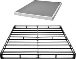 VEVOR "Box Spring" lovos rėmas (karalienei) su skalbiamo audinio užvalkalu, metalinis rėmas (2010 x 1510 x 102 mm), skirtas karalienės lovoms, 102 mm čiužinio viršutinis sluoksnis, maksimali apkrova 3500 svarų, čiužinio pagrindas