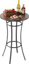 VEVOR baro stalas, 600 x 600 x 1000 mm, Bistro stalas, baro stalas su metaliniu rėmu, apvalūs valgomojo stalai, virtuvės stalas, baro stalas, vakarėlių stalas, sodo baldai balkonui, sodui, baseinui