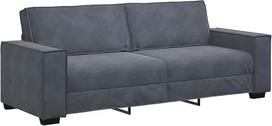 vidaXL 3 sėdimų vietų sofa Tamsiai pilka 180 cm aksominė sofa 3 sėdimų vietų sofa Aksominė sofa Trijų vietų sofa Trijų vietų sofa Aksominė sofa