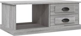 vidaXL kavos staliukas Grey Sonoma 90 x 50 x 35 cm Medienos medžiaga