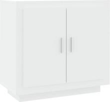vidaXL komoda šoninė komoda šoninė spintelė universali spintelė stovinti spintelė prieškambario spintelė gyvenamasis kambarys balta 80 x 40 x 75 cm Medienos medžiaga