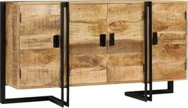 vidaXL Mangmedžio masyvo šoninė lenta 150 x 40 x 80 cm komoda šoninė lenta aukštoji lenta