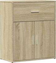 vidaXL šoninė spinta, komoda su laikymo vieta, šoninė spintelė svetainei, virtuvei, prieškambariui, šoninė spinta, aukštoji lenta, moderni, Sonoma ąžuolo medienos medžiaga