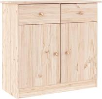 vidaXL šoninė spintelė, komoda su stalčiais, aukštų lentų svetainės spintelė su durelėmis, spintelė šoninė spintelė, šoninė spintelė, pušies masyvo mediena