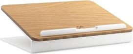 Woodcessories - Medinis nešiojamojo kompiuterio stovas, suderinamas su 10-16 colių "MacBook" stovu, ergonomiškas nešiojamojo kompiuterio laikiklis, pagamintas iš ąžuolo medienos