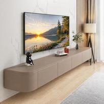 Žemoji TV lenta,120-300 cm Moderner TV Schrank Fernsehschrank für das Wohnzimmer Geeignet für das Wohnzimmer und Schlafzimmer (Khaki, 120CM)