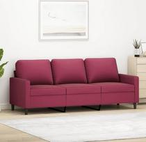 ZEYUAN 359213 3-vietė sofa, vyno raudona, 180 cm, aksomas, poilsio sofa, sofos ir kušetės, poilsio sofa, sofa svetainei, sofa su miego funkcija