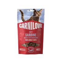 Carnilove Soft skanėstai su sardinėmis ir braškėmis katėms, 50 g
