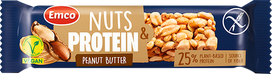 EMCO Peanut Butter Nuts & Protein batonėlis, 40 g