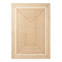 Apverčiamas/rankų darbo kreminės spalvos/natūralios spalvos iš džiuto kilimas 80x150 cm Looma – Hanse Home