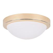 Aukso spalvos lubinis šviestuvas su stikliniu gaubtu ø 28 cm Roda - Candellux Lighting