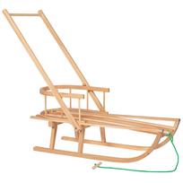 Medinės rogės Springos Wooden, medžio sp., 90 cm x 32 cm