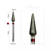 Deimantinis „Lašas“ – smulkus abrazyvas, raudona žyma 4,2 mm M04