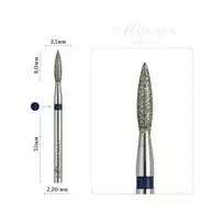 Deimantinė „Liepsnelė“ – vidutinio grubumo, mėlyna žyma 2,1 mm M02
