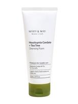 MARY&MAY Valomosios veido putos probleminei odai HOUTTUYNIA CORDATA + TEA TREE CLEANSING FOAM, 150 ml