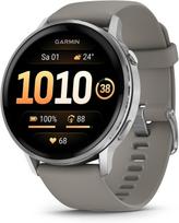 Garmin Venu 4 45 mm išmanusis laikrodis, AMOLED 1.4", iki 12 dienų, 80+ sporto režimų, ECG, skambučiai juoda / sidabras (010-02985-00)