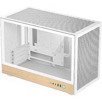 DeepCool CH260 WOOD WH, Tempered Glass, White R-CH260-WHNWM0-G-1