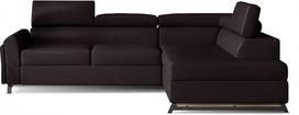"All4All Carla" kampinė sofa su miego funkcija, lovos dėžė, minkšta sofa, sofa, sofa, svetainės baldai, kairė dešinė 23 (dirbtinė oda Soft66, dešinė)