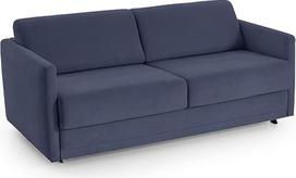 "ATLANTIC home collection" sofa-lova "Lime", aukštos kokybės minkštasuolis, tamsiai mėlyna, nuolatinė miegamoji vieta su 140/200 miegamosiomis vietomis, 193 x 93 x 90 cm (plotis x gylis x aukštis)