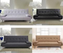"Bagno Italia" sofa lova 187 x 116 x 43 cm su galvūgaliu Sulankstomas mikropluošto modernus dizainas Galima rinktis raudonos pilkos rudos spalvos