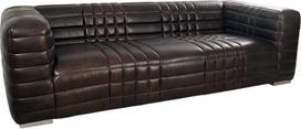 "Birsay" dizainerio sofa 2,5 sėdimos vietos Java juodai ruda natūralios odos sofa sofa kušetė